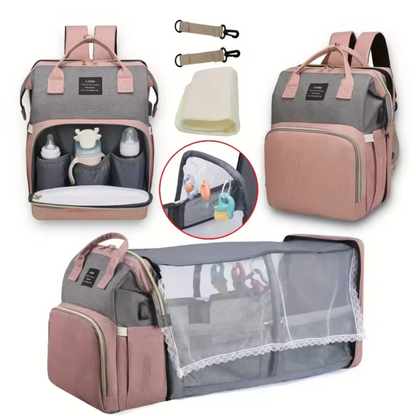 Mochila con Cuna Portátil para Bebé